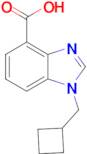 1-(cyclobutylmethyl)-1H-1,3-benzodiazole-4-carboxylic acid