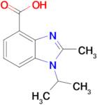 2-methyl-1-(propan-2-yl)-1H-1,3-benzodiazole-4-carboxylic acid