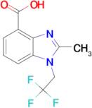 2-methyl-1-(2,2,2-trifluoroethyl)-1H-1,3-benzodiazole-4-carboxylic acid