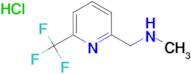methyl({[6-(trifluoromethyl)pyridin-2-yl]methyl})amine hydrochloride