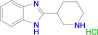 2-(piperidin-3-yl)-1H-1,3-benzodiazole hydrochloride