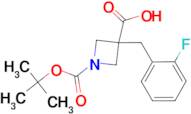 1-[(tert-butoxy)carbonyl]-3-[(2-fluorophenyl)methyl]azetidine-3-carboxylic acid