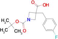 1-[(tert-butoxy)carbonyl]-3-[(4-fluorophenyl)methyl]azetidine-3-carboxylic acid