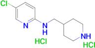 5-chloro-N-[(piperidin-4-yl)methyl]pyridin-2-amine dihydrochloride