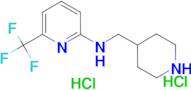 N-[(piperidin-4-yl)methyl]-6-(trifluoromethyl)pyridin-2-amine dihydrochloride