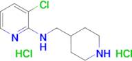 3-chloro-N-[(piperidin-4-yl)methyl]pyridin-2-amine dihydrochloride