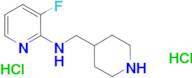 3-Fluoro-N-[(piperidin-4-yl)methyl]pyridin-2-amine dihydrochloride