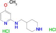 4-Methoxy-N-[(piperidin-4-yl)methyl]pyridin-2-amine dihydrochloride