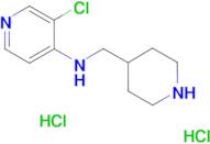 3-Chloro-N-[(piperidin-4-yl)methyl]pyridin-4-amine dihydrochloride