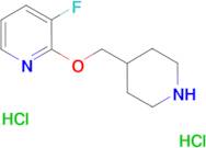 3-Fluoro-2-[(piperidin-4-yl)methoxy]pyridine dihydrochloride