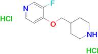 3-Fluoro-4-[(piperidin-4-yl)methoxy]pyridine dihydrochloride