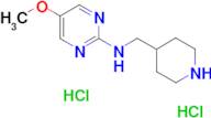 5-methoxy-N-[(piperidin-4-yl)methyl]pyrimidin-2-amine dihydrochloride