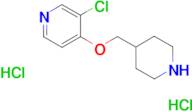 3-chloro-4-[(piperidin-4-yl)methoxy]pyridine dihydrochloride