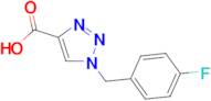 1-[(4-fluorophenyl)methyl]-1H-1,2,3-triazole-4-carboxylic acid