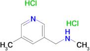 methyl[(5-methylpyridin-3-yl)methyl]amine dihydrochloride