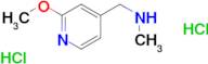 [(2-methoxypyridin-4-yl)methyl](methyl)amine dihydrochloride