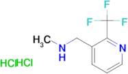 Methyl({[2-(trifluoromethyl)pyridin-3-yl]methyl})amine dihydrochloride