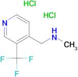 Methyl({[3-(trifluoromethyl)pyridin-4-yl]methyl})amine dihydrochloride