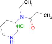 N-Ethyl-N-[(3S)-piperidin-3-yl]propanamide hydrochloride