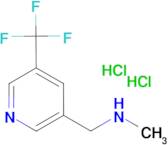 Methyl({[5-(trifluoromethyl)pyridin-3-yl]methyl})amine dihydrochloride