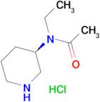 N-Ethyl-N-[(3R)-piperidin-3-yl]acetamide hydrochloride