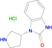 1-[(3R)-Pyrrolidin-3-yl]-2,3-dihydro-1H-1,3-benzodiazol-2-one hydrochloride