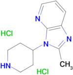 4-{2-Methyl-3H-imidazo[4,5-b]pyridin-3-yl}piperidine dihydrochloride