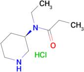 N-Ethyl-N-[(3R)-piperidin-3-yl]propanamide hydrochloride