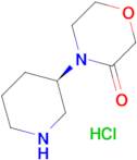 4-[(3R)-Piperidin-3-yl]morpholin-3-one hydrochloride