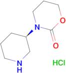 3-[(3R)-Piperidin-3-yl]-1,3-oxazinan-2-one hydrochloride