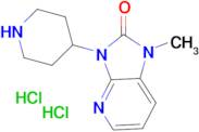 1-Methyl-3-(piperidin-4-yl)-1H,2H,3H-imidazo[4,5-b]pyridin-2-one dihydrochloride