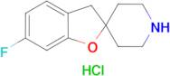 6-Fluoro-3H-spiro[1-benzofuran-2,4'-piperidine] hydrochloride