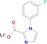Lithium(1+) 1-(3-fluorophenyl)-1H-imidazole-2-carboxylate