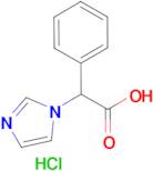 2-(1H-imidazol-1-yl)-2-phenylacetic acid hydrochloride