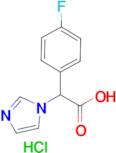 2-(4-Fluorophenyl)-2-(1H-imidazol-1-yl)acetic acid hydrochloride