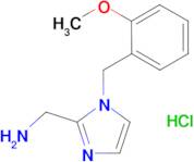 1-{1-[(2-Methoxyphenyl)methyl]-1H-imidazol-2-yl}methanamine hydrochloride