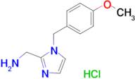 1-{1-[(4-Methoxyphenyl)methyl]-1H-imidazol-2-yl}methanamine hydrochloride