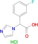 2-(3-Fluorophenyl)-2-(1H-imidazol-1-yl)acetic acid hydrochloride