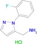 1-[1-(2-Fluorophenyl)-1H-pyrazol-5-yl]methanamine hydrochloride