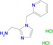 1-{1-[(Pyridin-2-yl)methyl]-1H-imidazol-2-yl}methanamine dihydrochloride