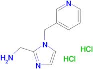 1-{1-[(Pyridin-3-yl)methyl]-1H-imidazol-2-yl}methanamine dihydrochloride