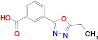 3-(5-Ethyl-1,3,4-oxadiazol-2-yl)benzoic acid