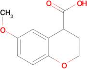 6-Methoxy-3,4-dihydro-2H-1-benzopyran-4-carboxylic acid