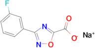 Sodium 3-(3-fluorophenyl)-1,2,4-oxadiazole-5-carboxylate