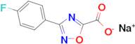 Sodium 3-(4-fluorophenyl)-1,2,4-oxadiazole-5-carboxylate