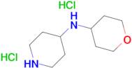 N-(Oxan-4-yl)piperidin-4-amine dihydrochloride