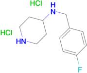 N-[(4-Fluorophenyl)methyl]piperidin-4-amine dihydrochloride