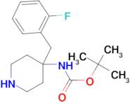 tert-Butyl N-{4-[(2-fluorophenyl)methyl]piperidin-4-yl}carbamate