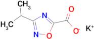 Potassium 3-(propan-2-yl)-1,2,4-oxadiazole-5-carboxylate