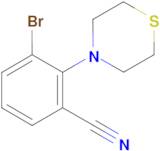 3-bromo-2-(thiomorpholin-4-yl)benzonitrile